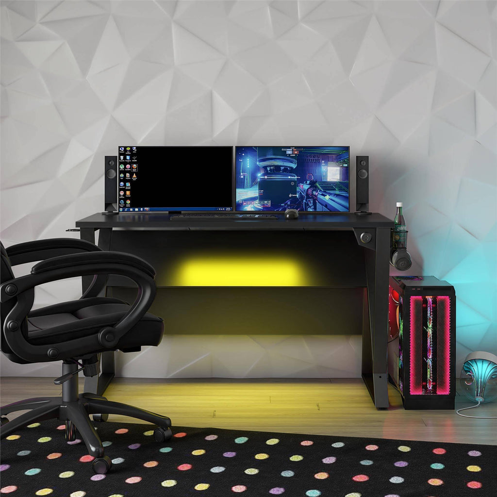 Adjustable Gaming Desk Black X53079