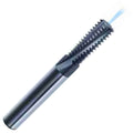 M14 x 1.50 Spiral Flute 2xD Carbide Thread Mill, 4 Flutes, TiCN Coated H504