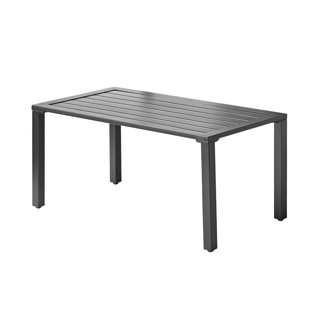 4-Piece Outdoor Patio Conversation Set, Seats 4, Gray R10900