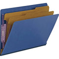 Dark Blue End Tab Pressboard Classification Folders D243