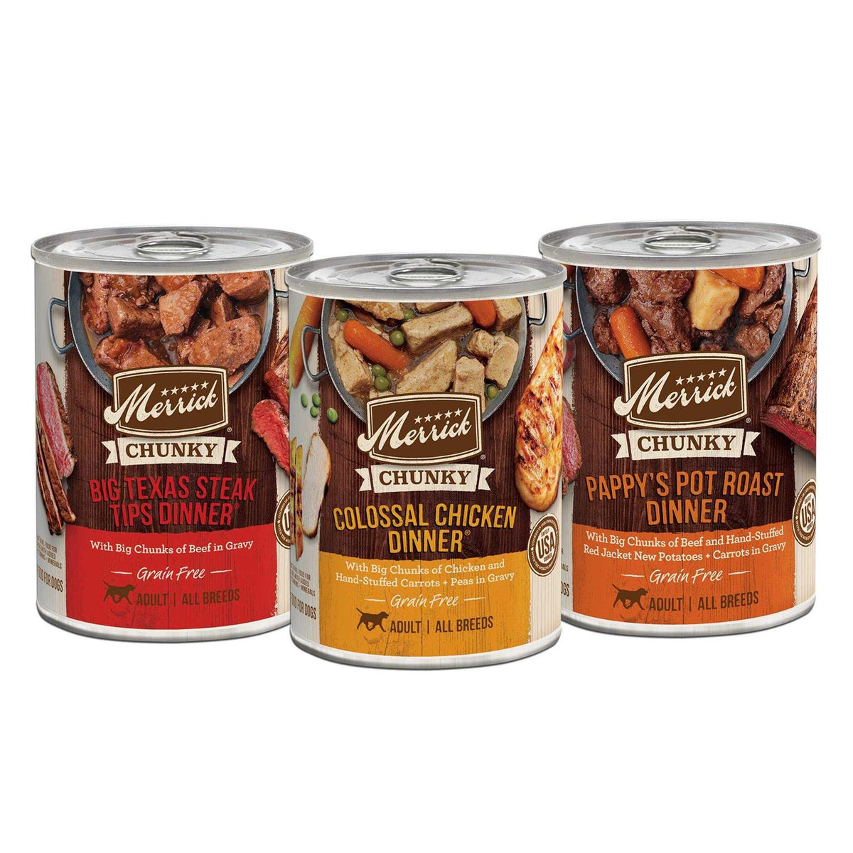 Grain Free Wet Dog Food Variety Pack O40639