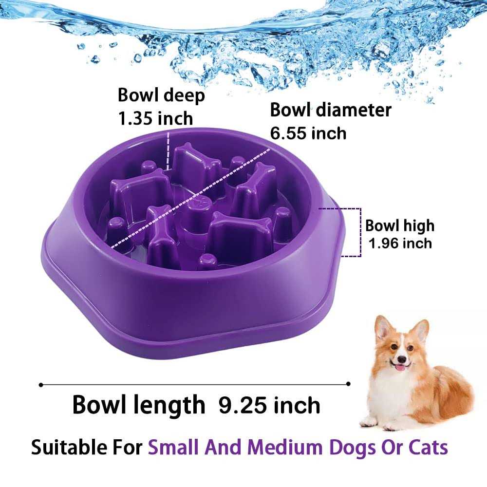 Slow Feeder Non Slip Dog Bowl V37338