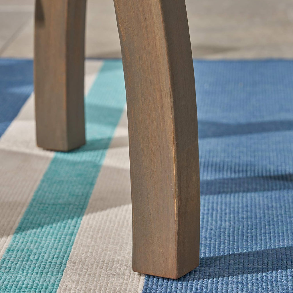 Gray Acacia Wood Accent Table Z1915