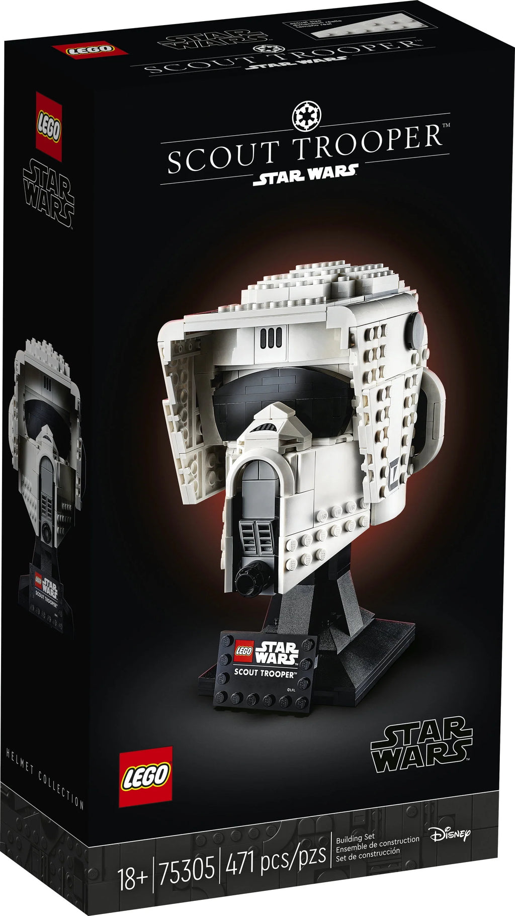 Scout Trooper Helmet 471 Pieces Building Toy S6856