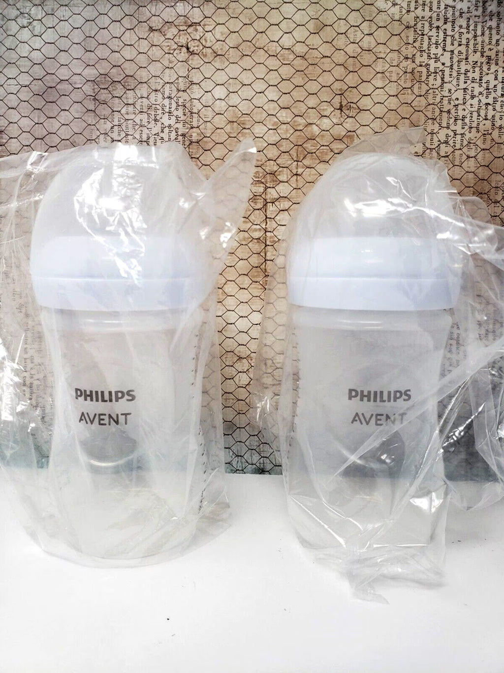 2 Pack Plastic Natural Baby Bottles Anti-colic 9oz O466