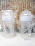 2 Pack Plastic Natural Baby Bottles Anti-colic 9oz O466