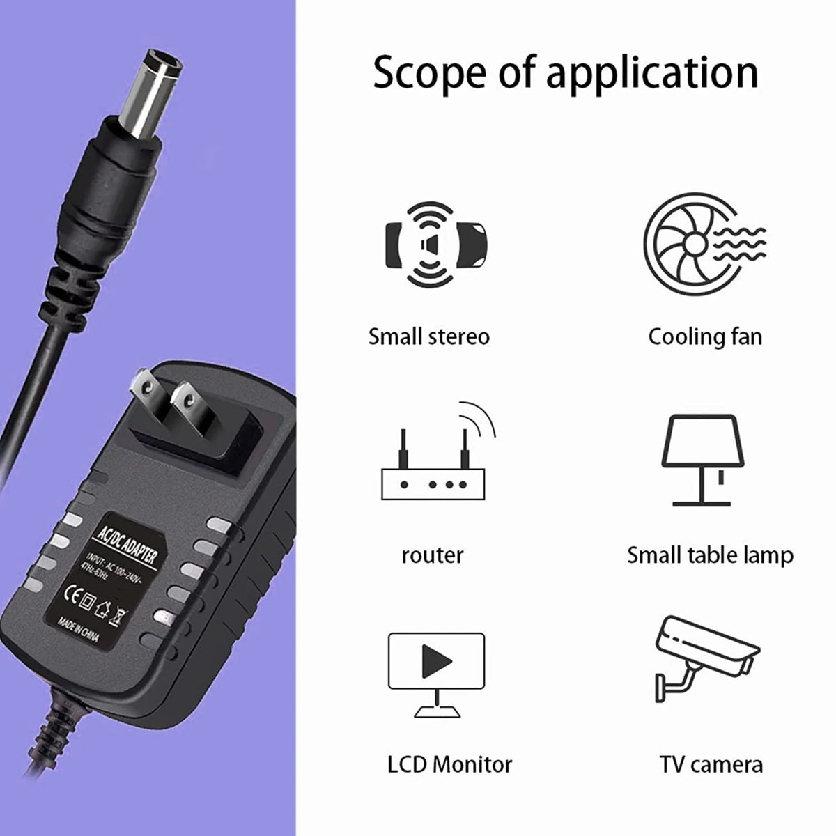 AC Adapter Charger Replacement for Elliptical Power Supply Cord Pack U23110