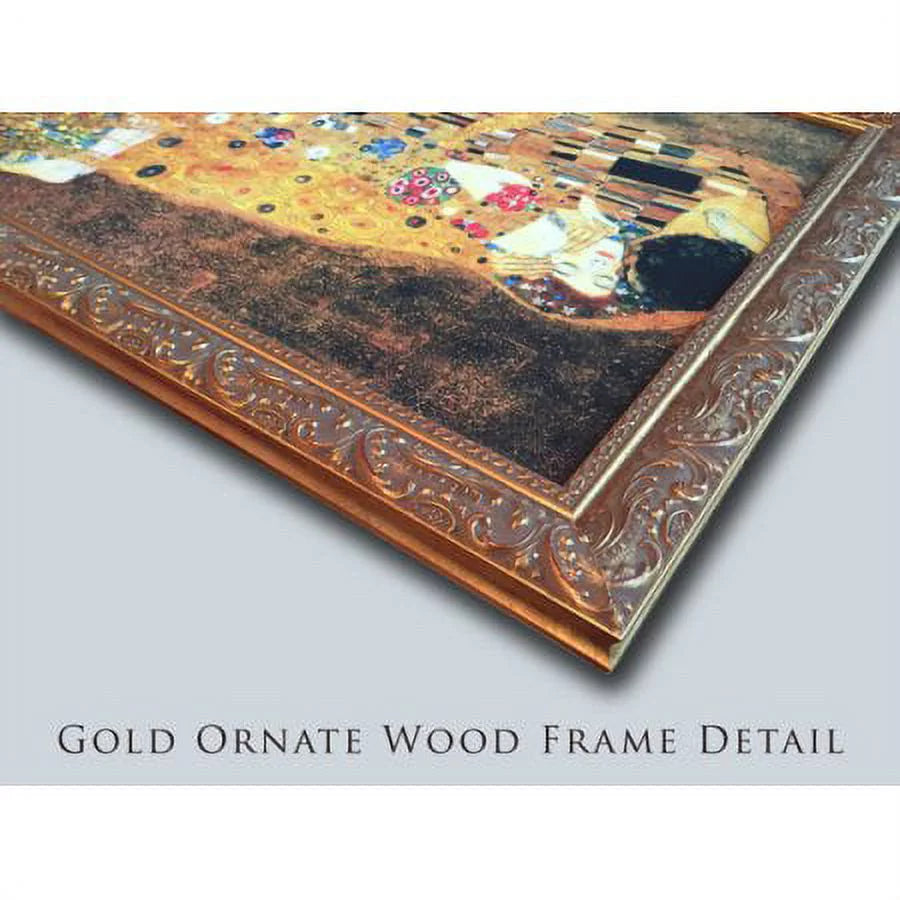 Gold Ornate Wood Framed Art Print M5733