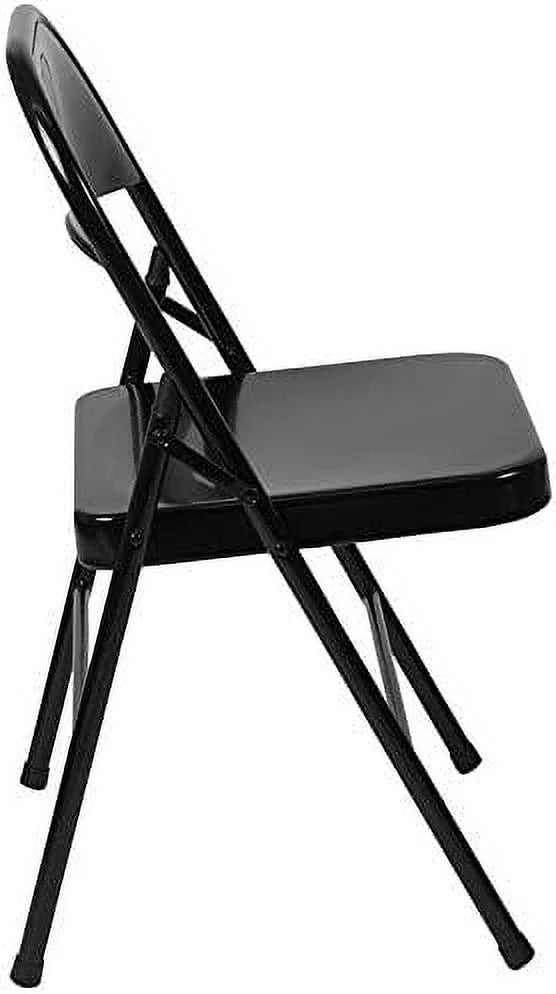 Black Metal Folding Chair F50214