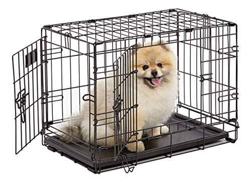 Single & Double Door Dog Crate with Leak-Proof Pan Y5235