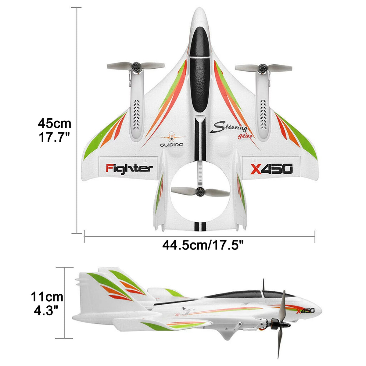 RC Airplane Brushless 2.4G 6CH Fixed Wing RTF I6615