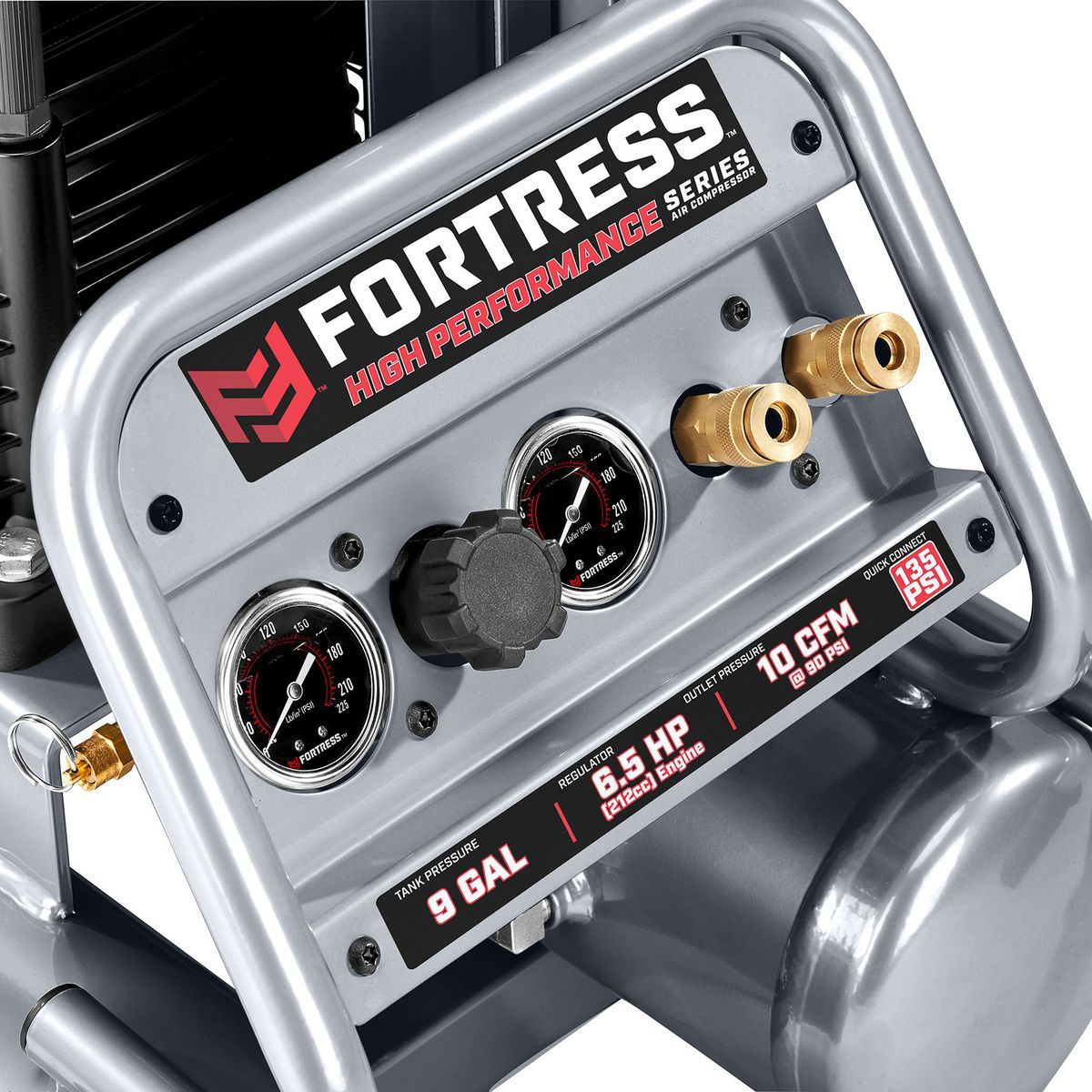 9 Gallon 135 PSI Gas Air Compressor E2945
