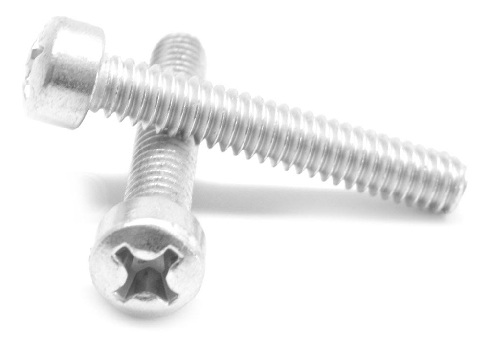 #4-40 x 1/2 Coarse Thread Machine Screw Phillips Fillister Head Low Carbon Steel Zinc Plated A11238