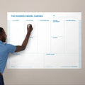 Removable Dry Erase Vinyl Wall Decal in Blue M2779