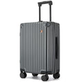 20 Inch Grey Hard Shell Carry On Luggage with Spinner Wheels G925