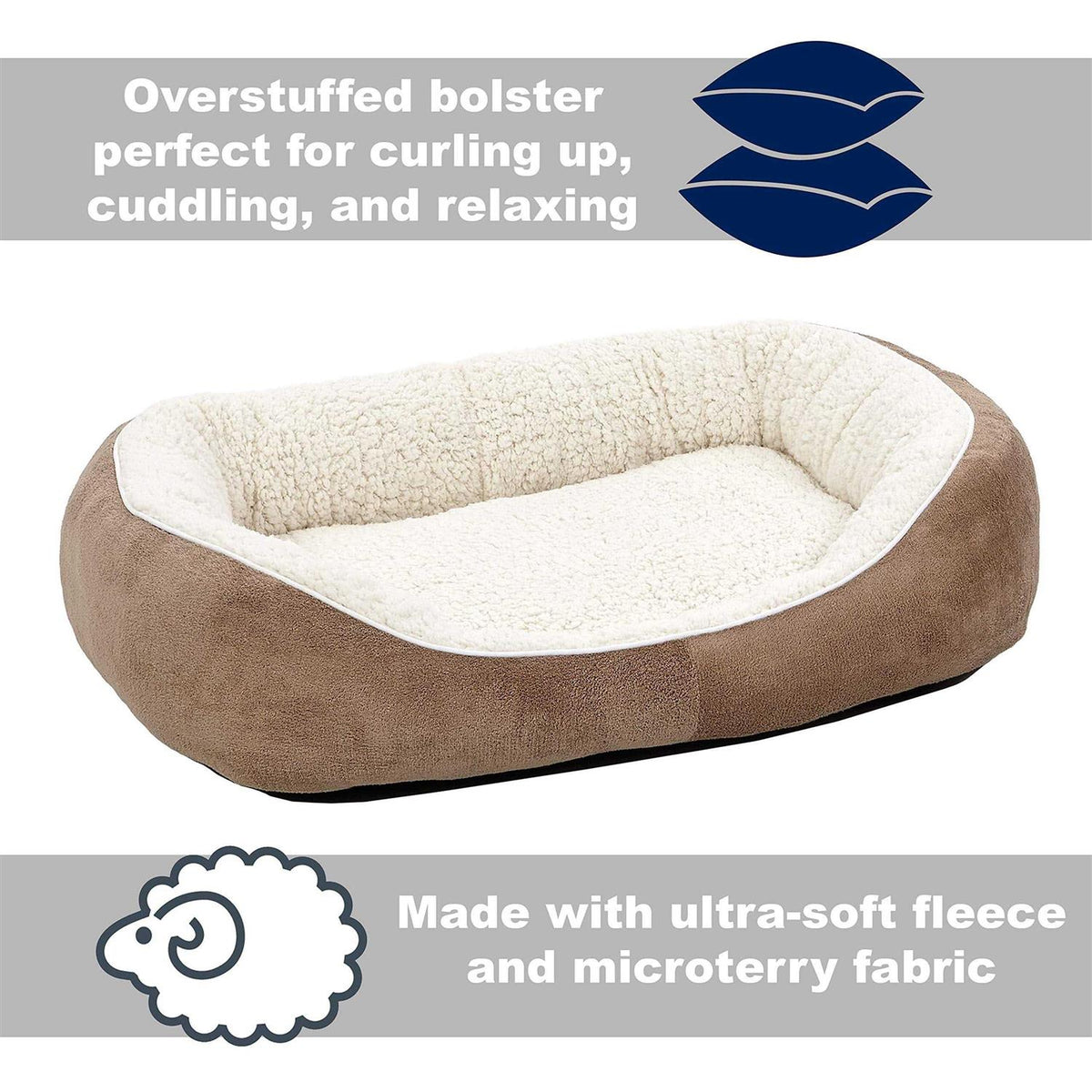Medium Taupe Cuddle Bed H89271