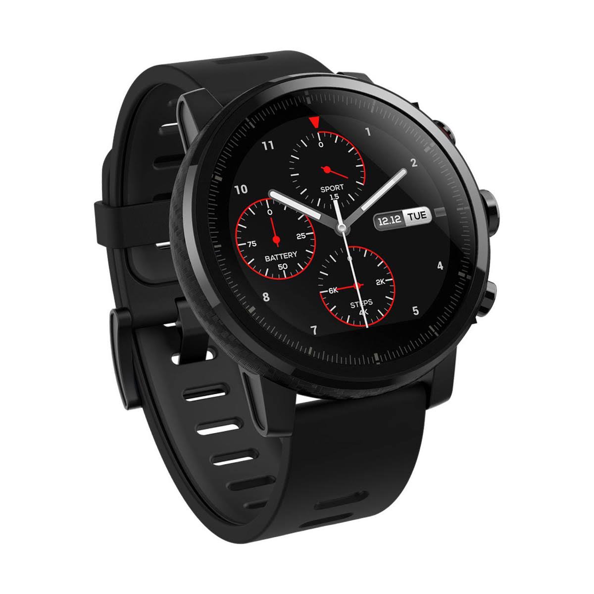 Black Multisport GPS Smartwatch W1626