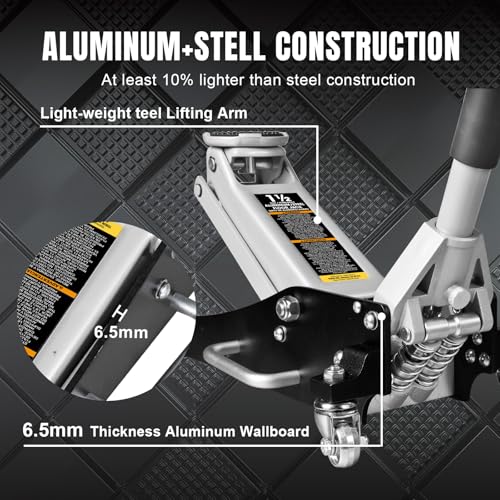 1.5 Ton Low Profile Aluminum Steel Racing Floor Jack A40341