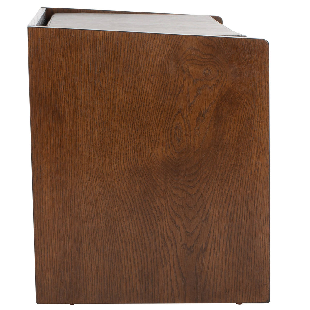 Grey/Walnut Storage Bench H734571